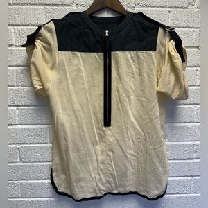 Dolce & Gabbana Black and Cream Blouse